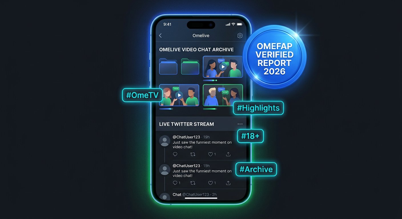 Online social media archive and Twitter stream about video chat highlights with OmeFap branding in 2026