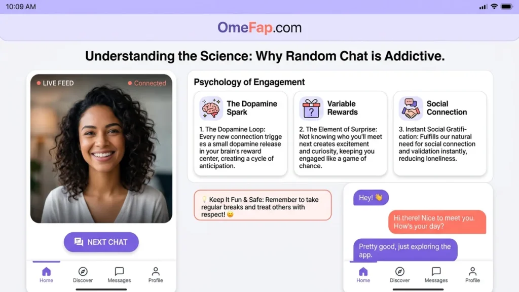 OmeFap UI addictive chat