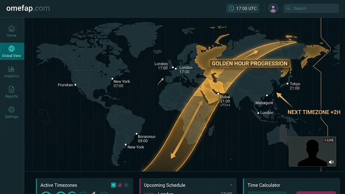 Random chat golden hour time zones
